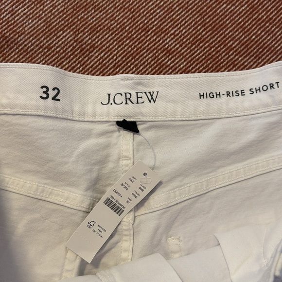 J Crew // High Rise White Denim Short NWT - Picture 6 of 8